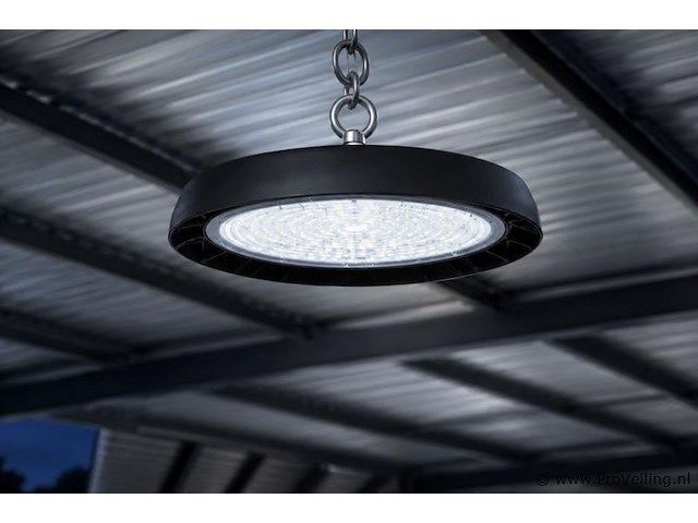 5 x led highbay ufo – 100w – 6400k koud wit – ip65 – agora-100 - afbeelding 1 van  5