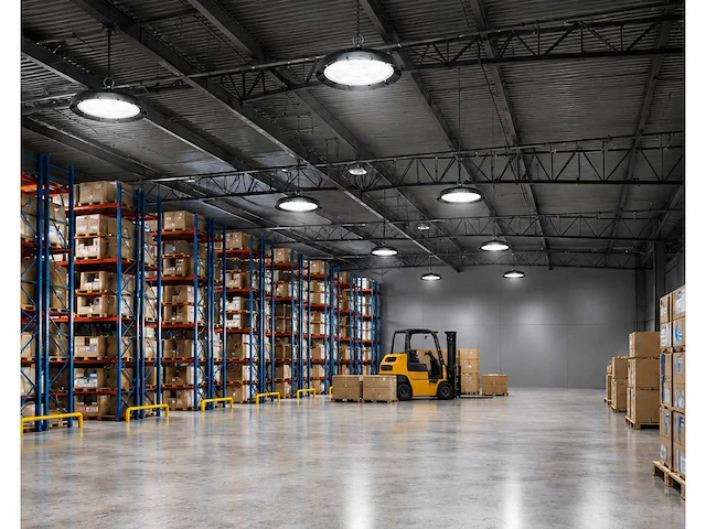 5 x led highbay ufo – 150w – 6400k koud wit – ip65 – agora-150 - afbeelding 1 van  5