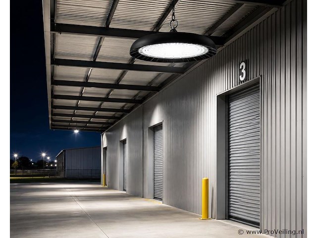 5 x led highbay ufo – 200w – 6400k koud wit – ip65 – agora-200 - afbeelding 3 van  5