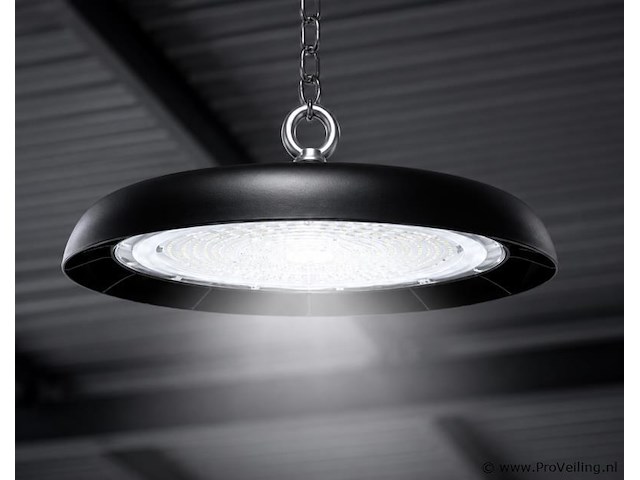 5 x led highbay ufo – 200w – 6400k koud wit – ip65 – agora-200 - afbeelding 1 van  5