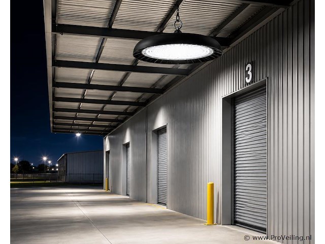 5 x led highbay ufo – 200w – 6400k koud wit – ip65 – agora-200 - afbeelding 3 van  5