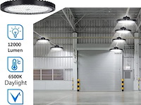 5 x led highbay ufo pro 100w – instelbaar 60% / 80% / 100% – 6500k – web-100 - afbeelding 1 van  6