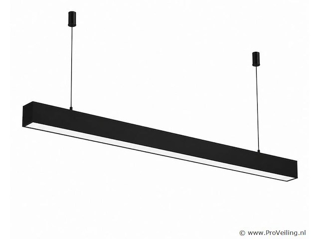 5 x led lineaire hanglamp 40w – 3cct instelbaar - zwart – innova3-40 3cct - afbeelding 2 van  5
