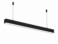 5 x led lineaire hanglamp 40w – 3cct instelbaar - zwart – innova3-40 3cct - afbeelding 2 van  5