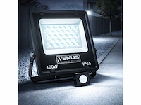 5 x led schijnwerper 100w met bewegingssensor – 6500k koud wit – ip65 – flag-100