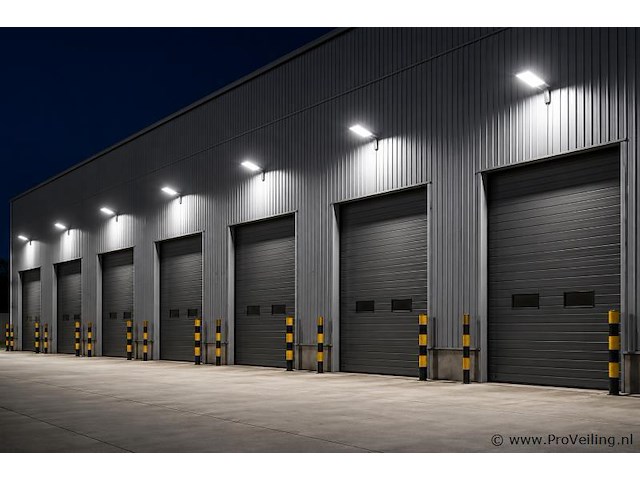 5 x led straatlamp 150w – 6400k koud wit - grijs – ip65 – florida-150 - afbeelding 2 van  5
