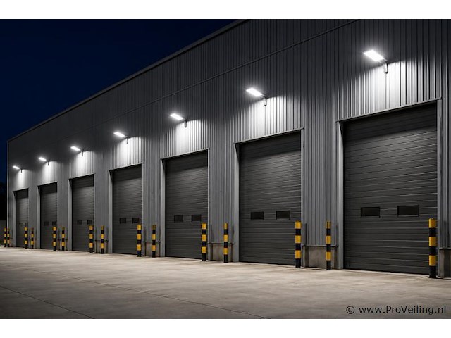 5 x led straatlamp 150w – 6400k koud wit - grijs – ip65 – florida-150 - afbeelding 2 van  5