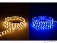 5 x led strip – 25 meter – 10w/m – blauw & warm wit – ip65 waterdicht - afbeelding 1 van  5