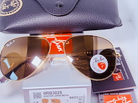 5 x rayban polarized zonnebrillen - aviator, hexagonal, justin - afbeelding 2 van  9