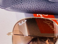 5 x rayban polarized zonnebrillen - aviator, hexagonal, justin - afbeelding 4 van  9