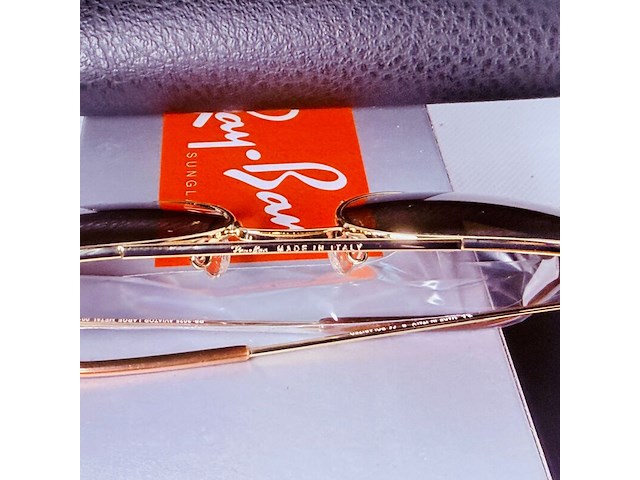 5 x rayban polarized zonnebrillen - aviator, hexagonal, justin - afbeelding 5 van  9