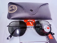 5 x rayban polarized zonnebrillen - aviator, hexagonal, justin - afbeelding 6 van  9