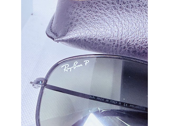 5 x rayban polarized zonnebrillen - aviator, hexagonal, justin - afbeelding 7 van  9