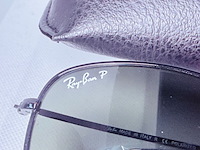 5 x rayban polarized zonnebrillen - aviator, hexagonal, justin - afbeelding 7 van  9