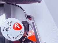 5 x rayban polarized zonnebrillen - aviator, hexagonal, justin - afbeelding 8 van  9