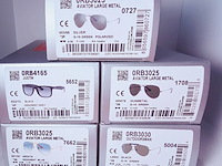 5 x rayban polarized zonnebrillen - aviator, outdoorsman, justin - afbeelding 1 van  7