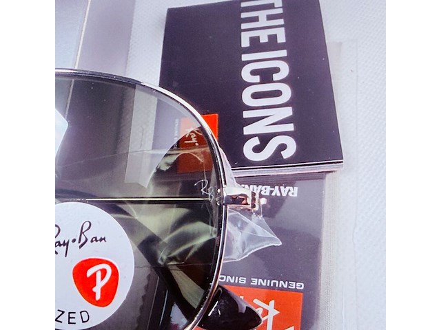 5 x rayban polarized zonnebrillen - aviator, outdoorsman, justin - afbeelding 4 van  7