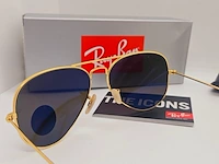 5 x rayban zonnebrillen - aviator, hexagonal, chris - afbeelding 2 van  4