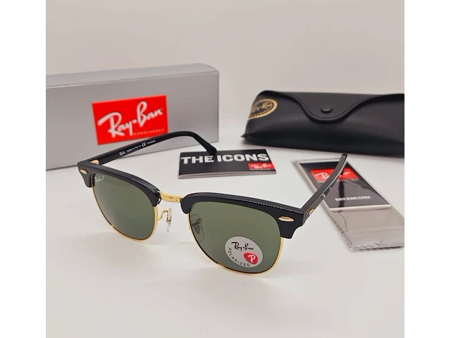 5 x rayban zonnebrillen - aviator, marshal ii, clubmaster, erika color mix - afbeelding 1 van  7
