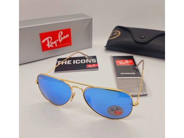 5 x rayban zonnebrillen - aviator, marshal ii, clubmaster, erika color mix - afbeelding 5 van  7