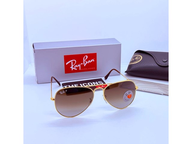 5 x rayban zonnebrillen - aviator, outdoorsman ii, clubmaster, etc. - afbeelding 8 van  12