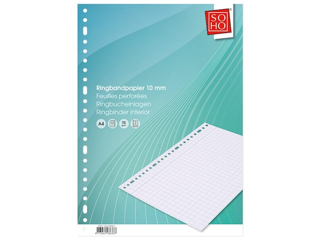 5 x ringbandpapier 10mm - afbeelding 1 van  3