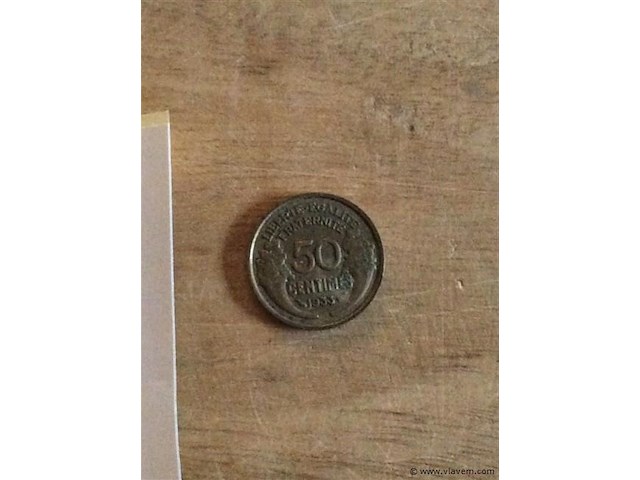 50 centiem frankrijk 1933 - afbeelding 2 van  3