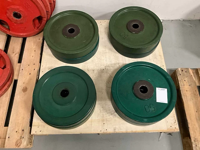 50 kg - halterschijf (2x) - afbeelding 3 van  3