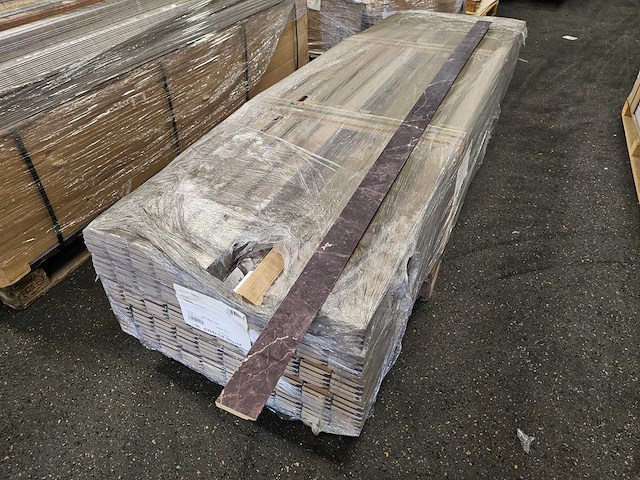 50 meter mdf luxe muur plinten 2500 x 78 x 16 mm - afbeelding 2 van  3