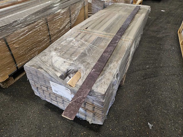 50 meter mdf luxe muur plinten 2500 x 78 x 16 mm - afbeelding 2 van  3