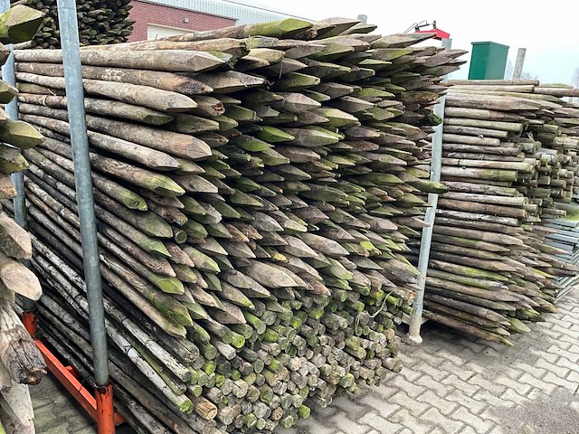 Ø 50 mm weide/tuinpalen - afbeelding 1 van  4