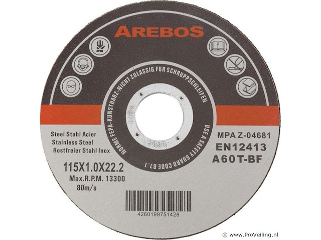 50 slijpschijven 115mm - afbeelding 1 van  5