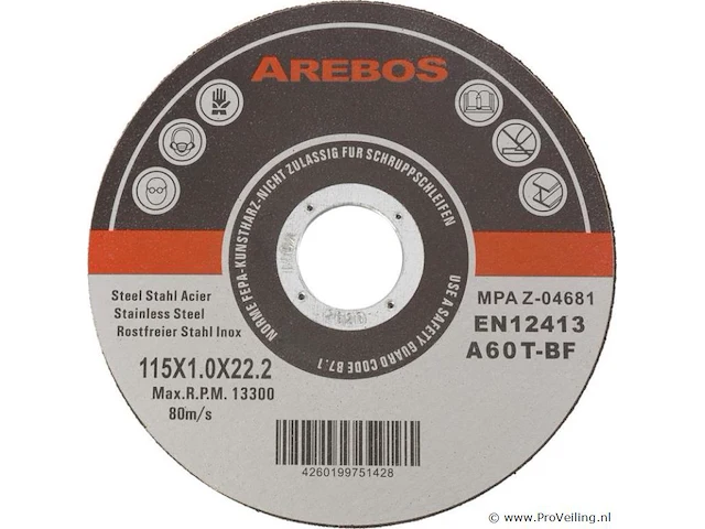 50 slijpschijven 115mm - afbeelding 1 van  5