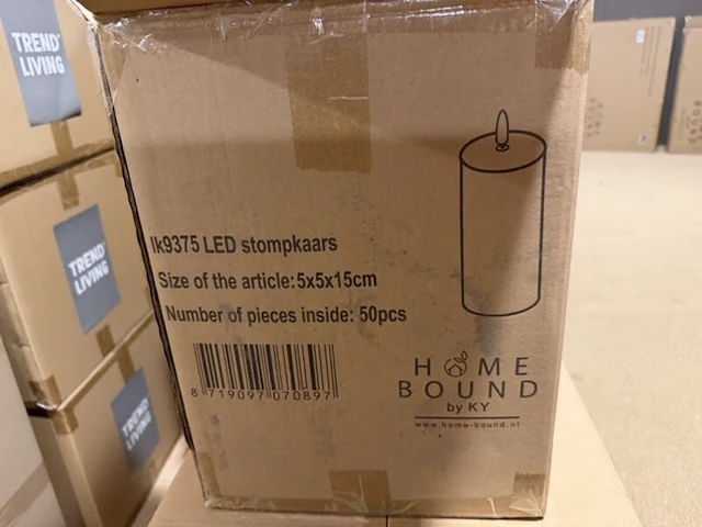 50 stomp led kaarsen homebound, rust - afbeelding 6 van  6