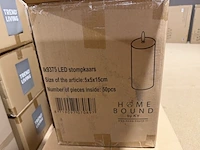 50 stomp led kaarsen homebound, rust - afbeelding 6 van  6