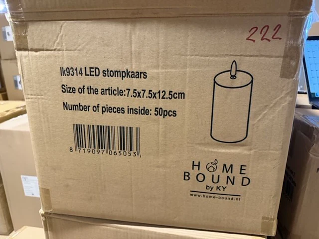 50 stomp led kaarsen homebound, rust - afbeelding 5 van  5