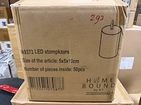 50 stomp led kaarsen homebound, rust - afbeelding 5 van  5