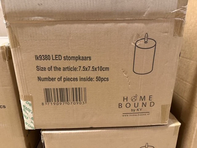 50 stomp led kaarsen homebound, zwart - afbeelding 5 van  5
