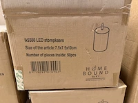 50 stomp led kaarsen homebound, zwart - afbeelding 5 van  5