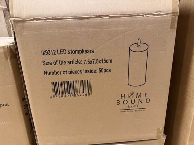 50 stomp led kaarsen homebound, zwart - afbeelding 5 van  6