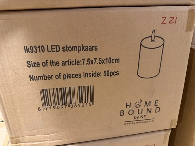 50 stomp led kaarsen homebound, zwart - afbeelding 5 van  5