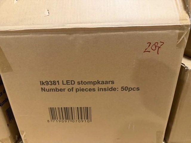 50 stomp led kaarsen homebound, zwart - afbeelding 7 van  7