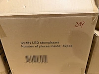 50 stomp led kaarsen homebound, zwart - afbeelding 7 van  7