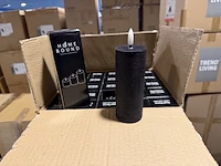 50 stomp led kaarsen homebound, zwart