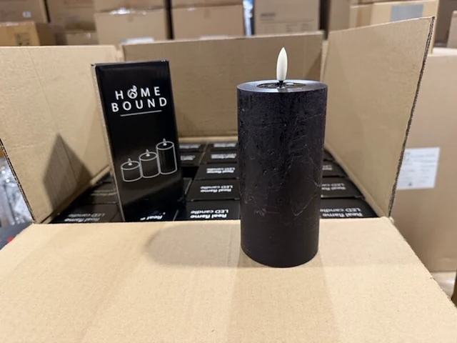50 stomp led kaarsen homebound, zwart - afbeelding 1 van  4