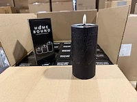 50 stomp led kaarsen homebound, zwart