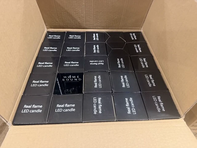 50 stomp led kaarsen homebound, zwart - afbeelding 4 van  5