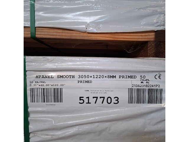50 stuks vezelcementplaat, hardi, hpanel smooth - afbeelding 3 van  4