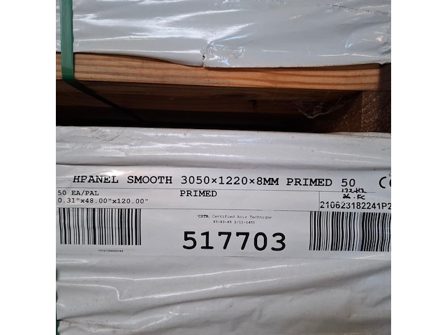 50 stuks vezelcementplaat, hardi, hpanel smooth - afbeelding 2 van  3