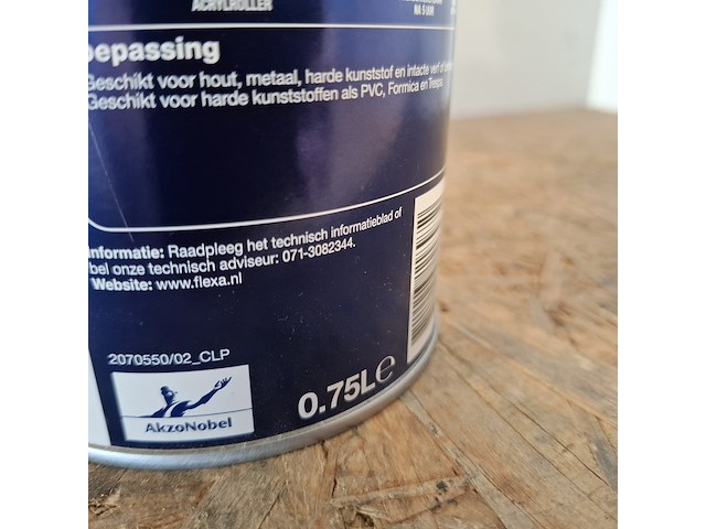 50 x 0,75 liter grondlak, flexa, midden grijs - afbeelding 5 van  5